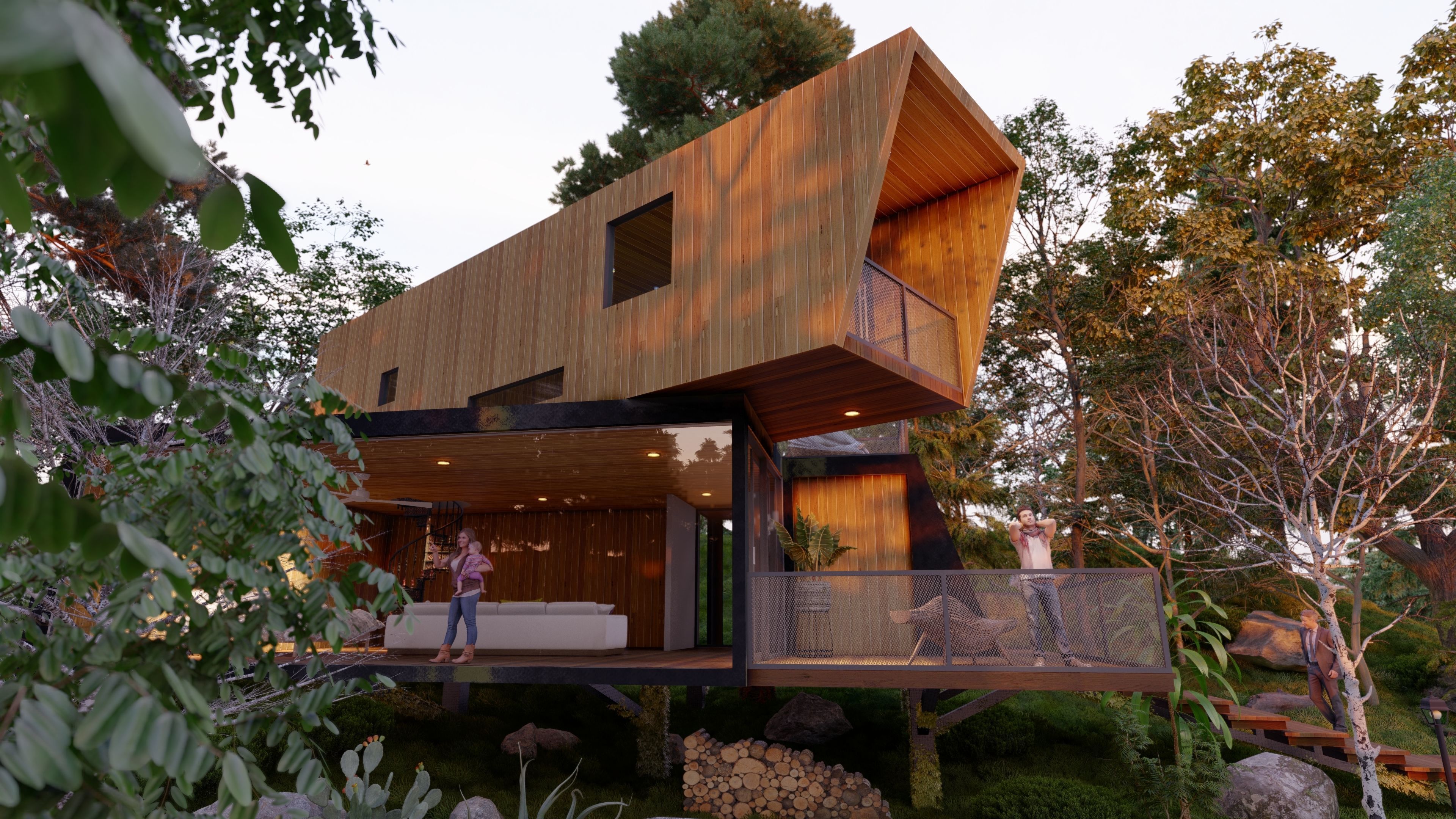 SCENE LUMION 11 5 AND ABOVE box house BY YOGA4ARCH 3D model_32