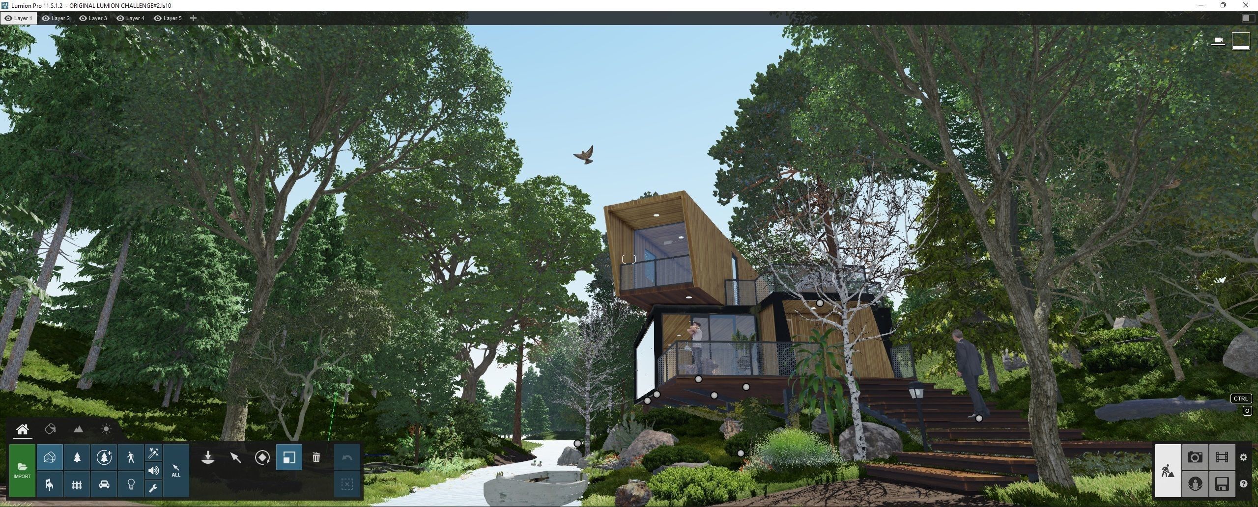 SCENE LUMION 11 5 AND ABOVE box house BY YOGA4ARCH 3D model_7