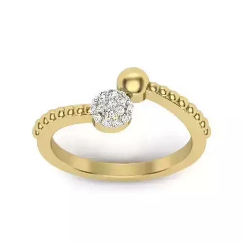 Solitaire Wedding Engagement Ring with 360 View
