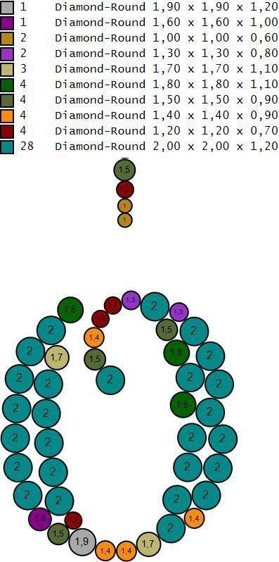Pendant alphabet berkshire O medium  3D print model_13