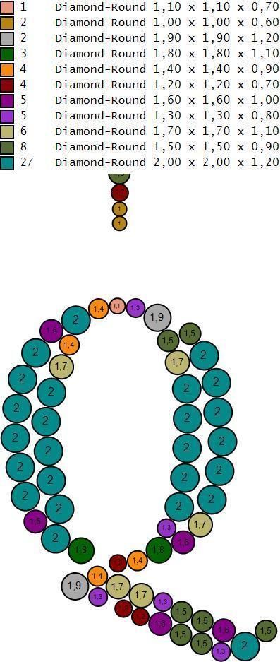 Pendant alphabet berkshire Q medium  3D print model_13