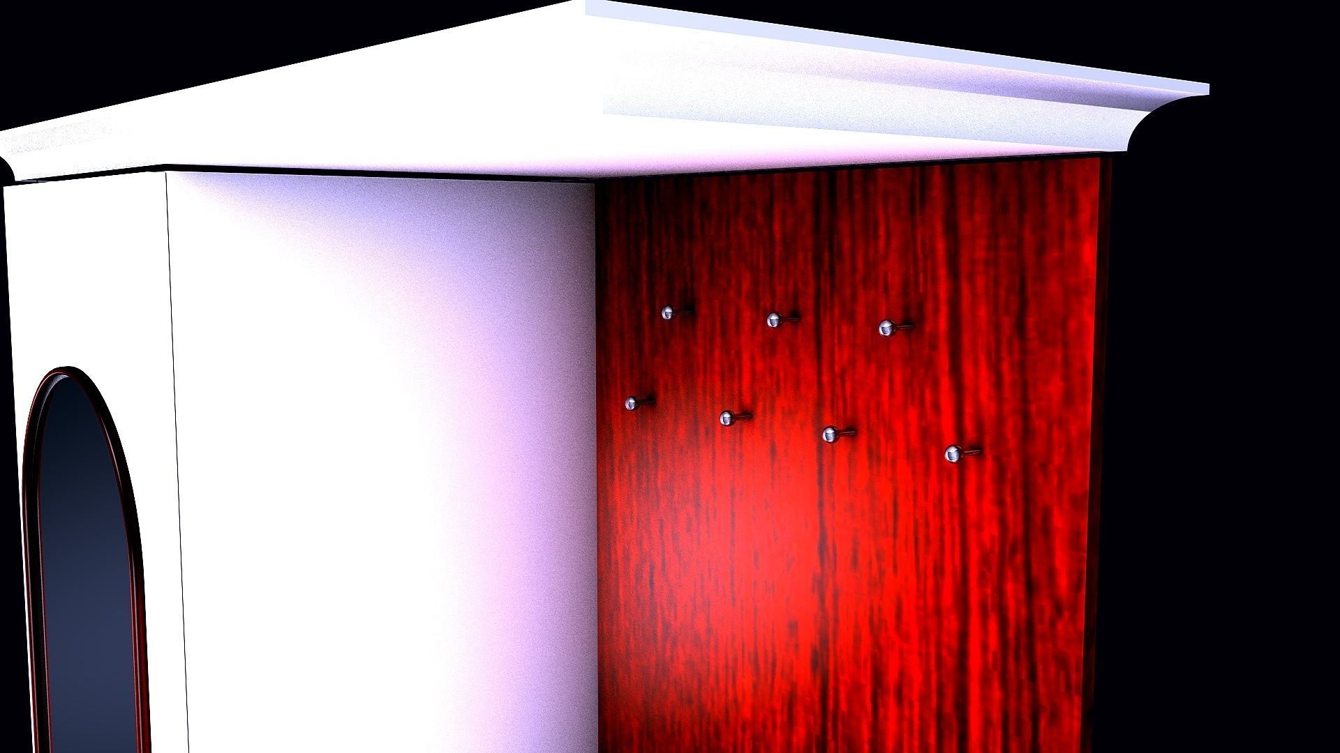 WATDRTOBE FOR EMTERANCE OF HOME 3D model_2