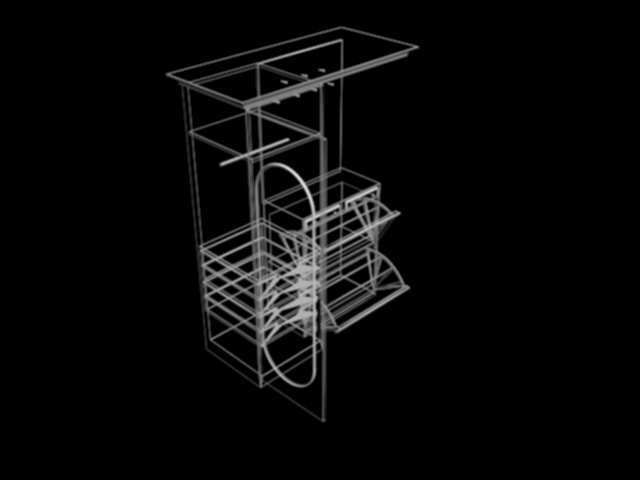 WATDRTOBE FOR EMTERANCE OF HOME 3D model_5