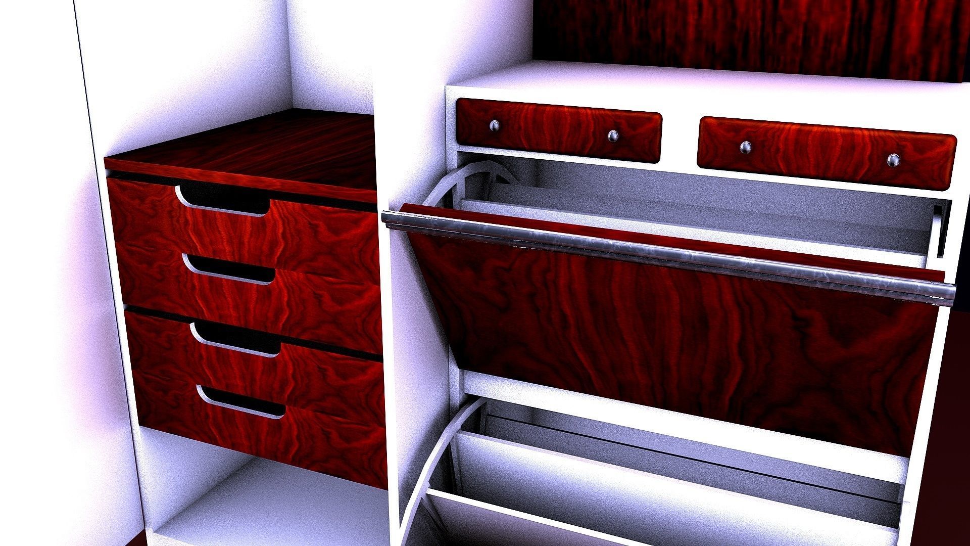 WATDRTOBE FOR EMTERANCE OF HOME 3D model_3