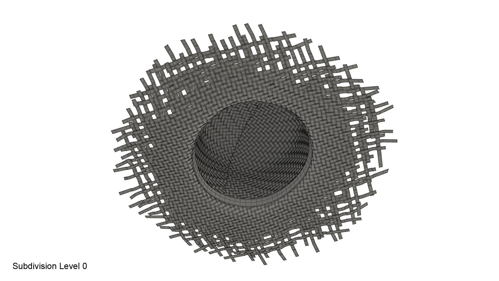 Straw hat 3D model_16