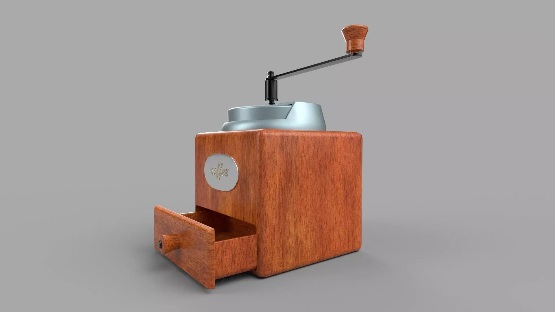 coffee grinder Low-poly 3D model