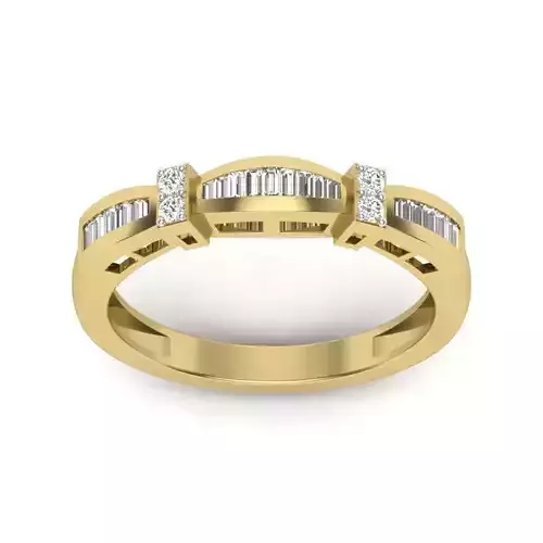 Solitaire Engagement Wedding Ring 3dm stl Render Detail