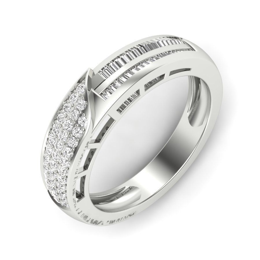 Solitaire Engagement Wedding Ring 3dm stl Render Detail 3D print model_6