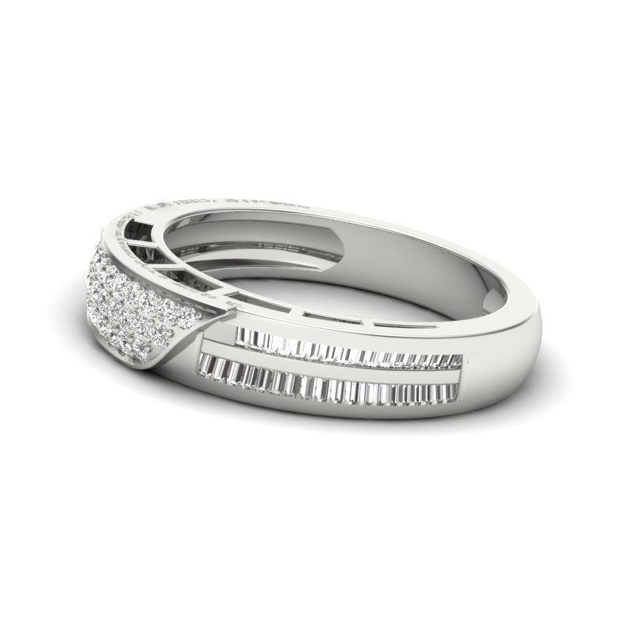 Solitaire Engagement Wedding Ring 3dm stl Render Detail 3D print model_10