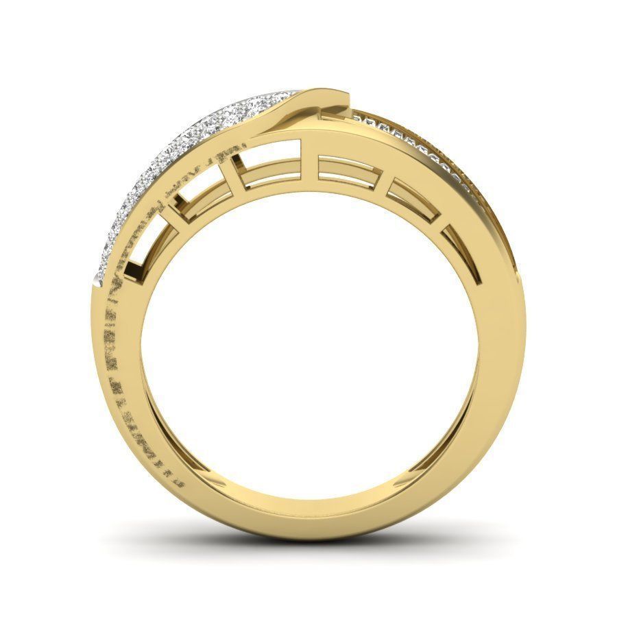Solitaire Engagement Wedding Ring 3dm stl Render Detail 3D print model_2