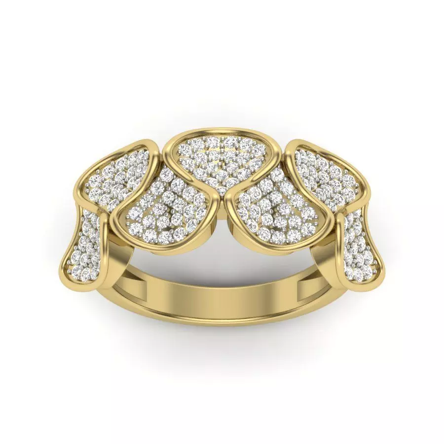 Solitaire Engagement Wedding Ring 3dm stl Render Detail 3D print model