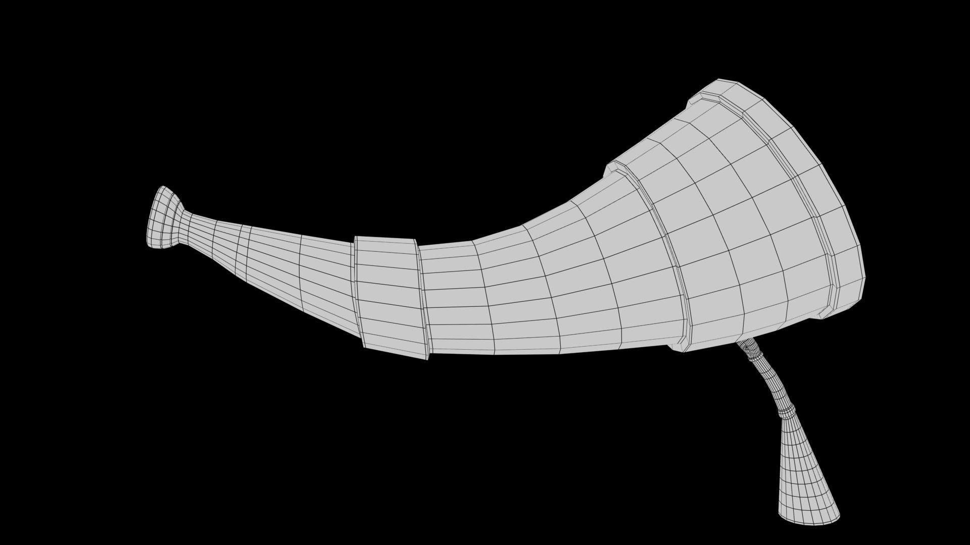 stylized honk Low-poly 3D model_9