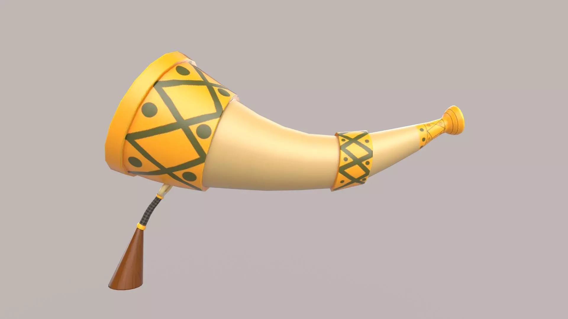 stylized honk Low-poly 3D model_0