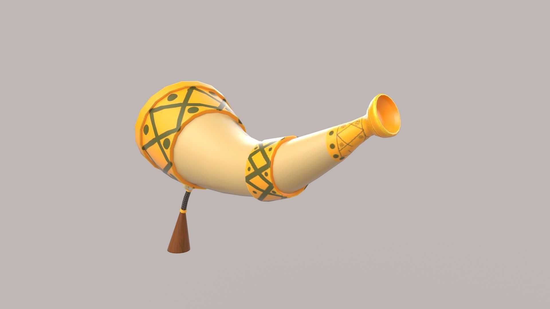 stylized honk Low-poly 3D model_1