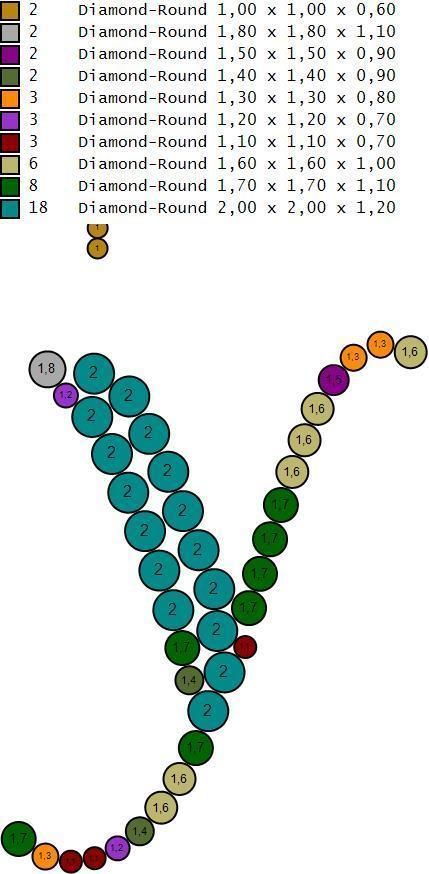 Pendant alphabet berkshire Y medium   3D print model_13