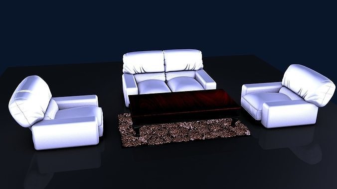 LIVING ROOM SET 3D model