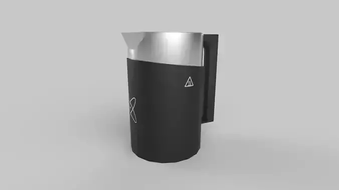 kettle silver jug with letter k