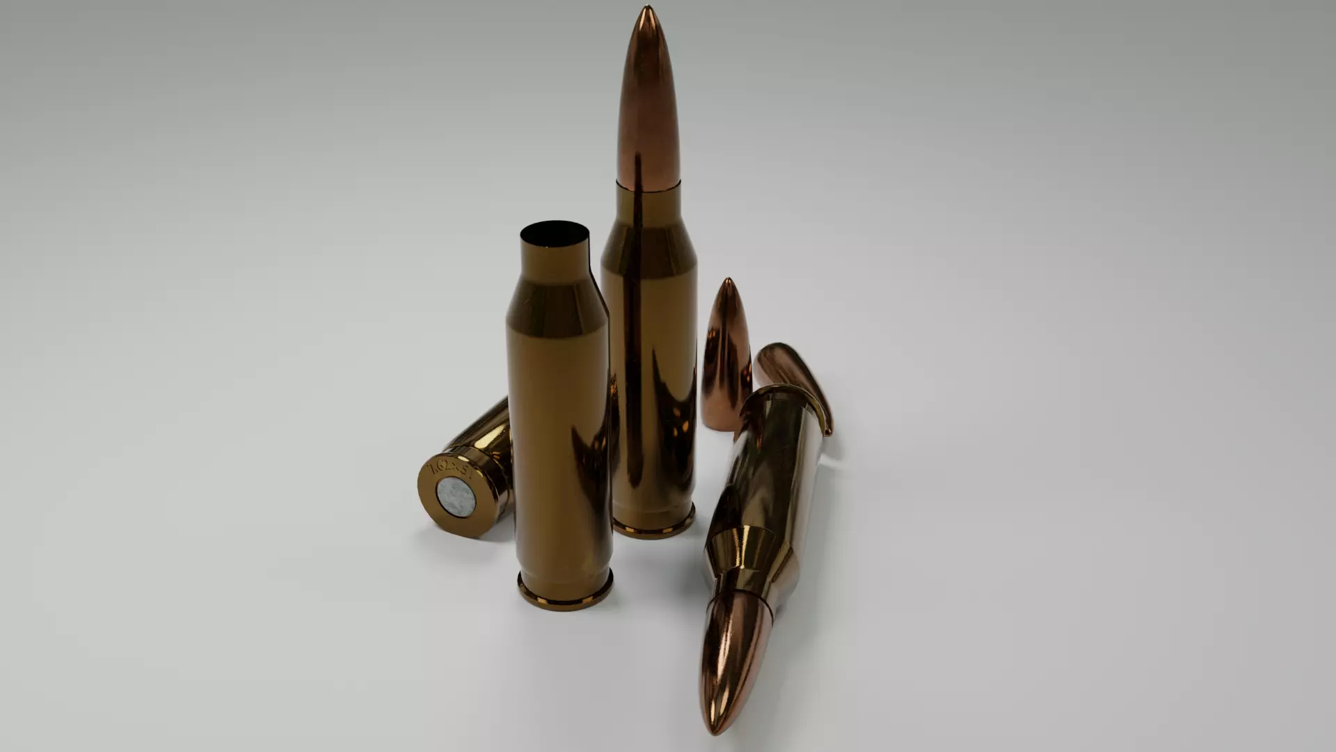 Cartridge Bullet Free 3D model_0