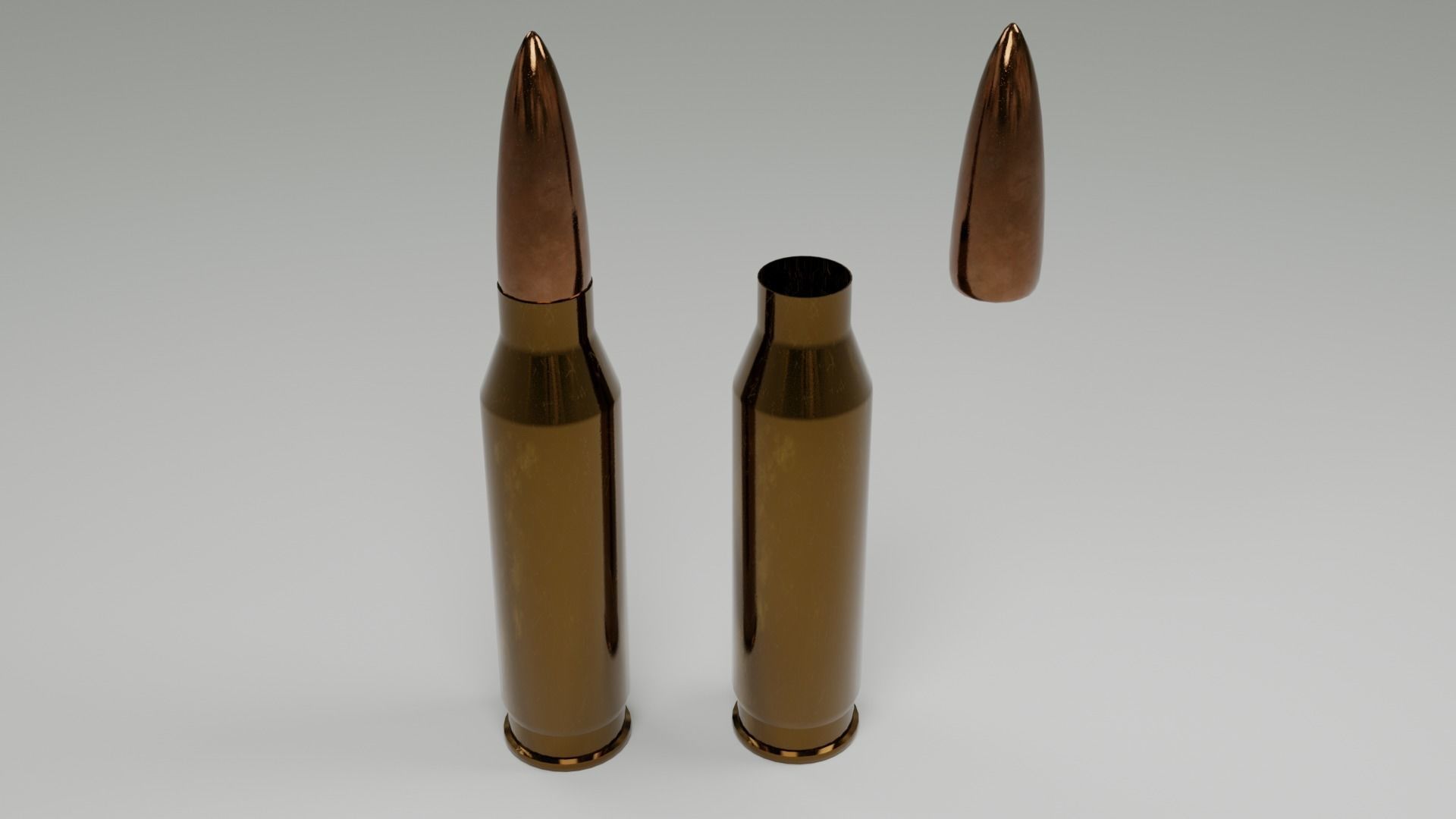 Cartridge Bullet Free 3D model_3