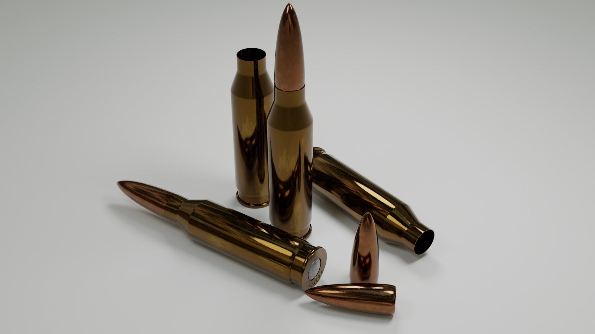 Cartridge Bullet Free 3D model_1