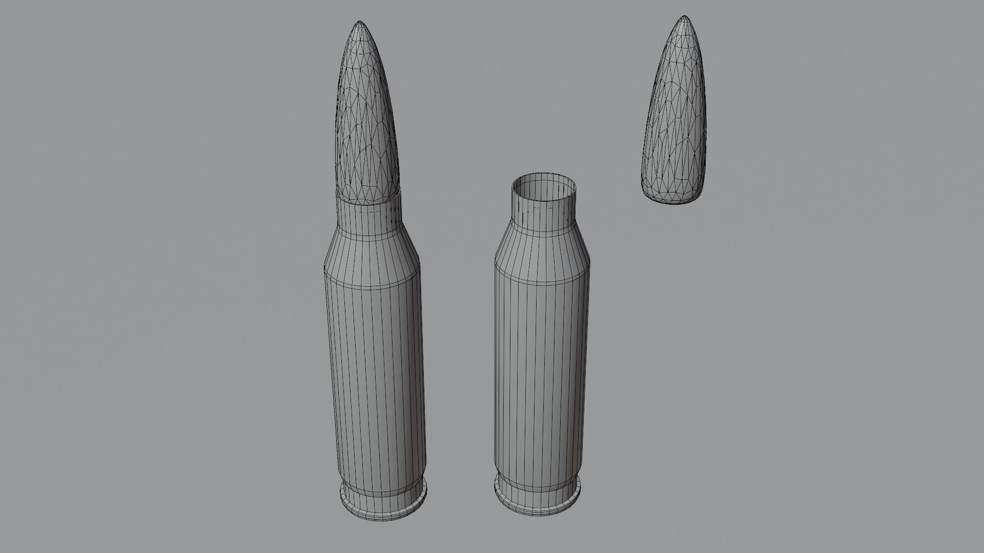 Cartridge Bullet Free 3D model_5