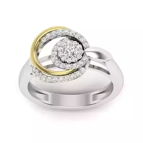 Solitaire Engagement Wedding Ring 3dm stl Render Detail 3D print model