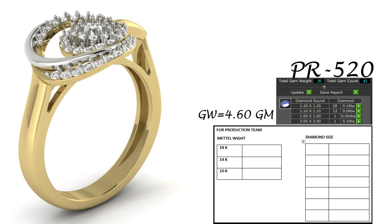 Solitaire Engagement Wedding Ring 3dm stl Render Detail 3D print model_6