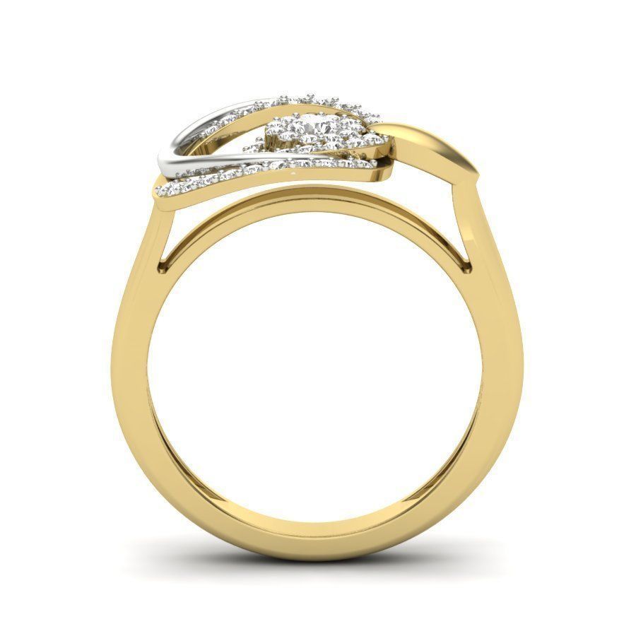 Solitaire Engagement Wedding Ring 3dm stl Render Detail 3D print model_3