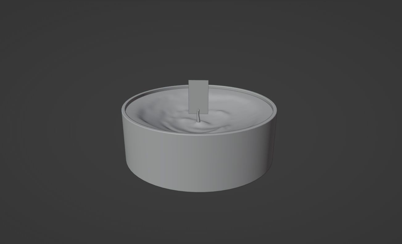 Scented Candle 3D model_4
