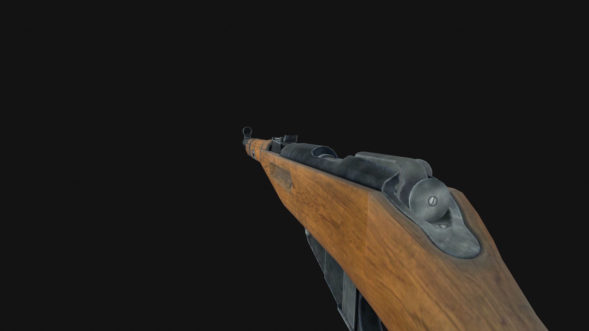 Mosin rifle Low-poly 3D model_4