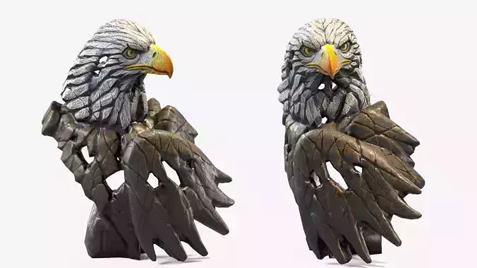 Eagle Bust Edge Decor Bust