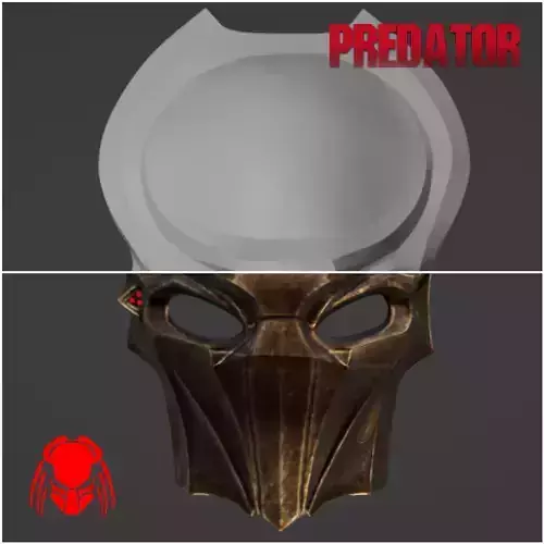 Predator Falconer mask 3D print model