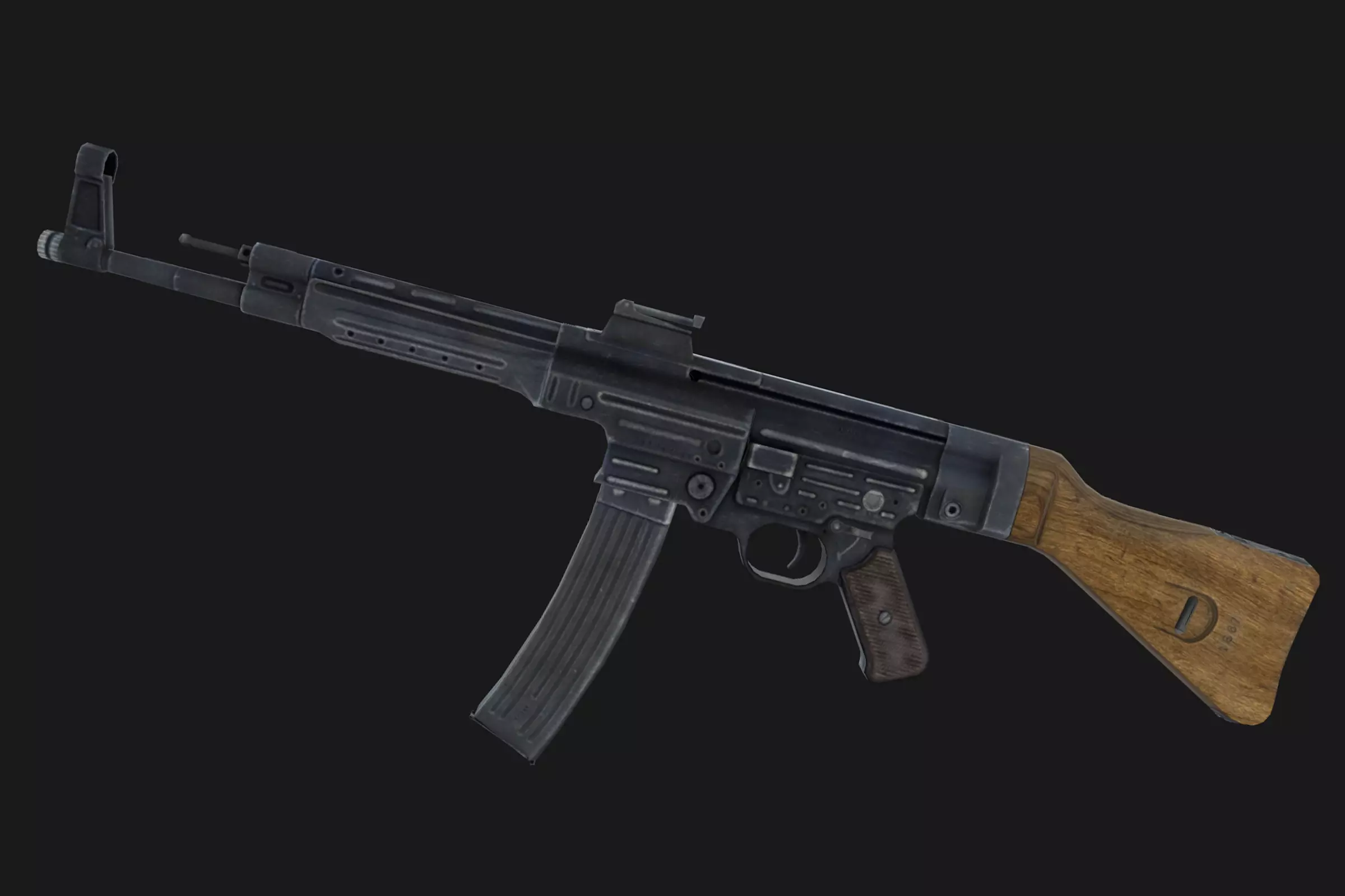 StG MP44 Low-poly 3D model_0