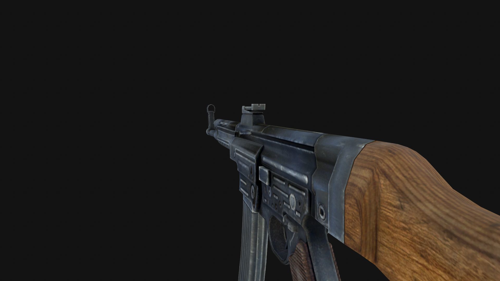 StG MP44 Low-poly 3D model_4