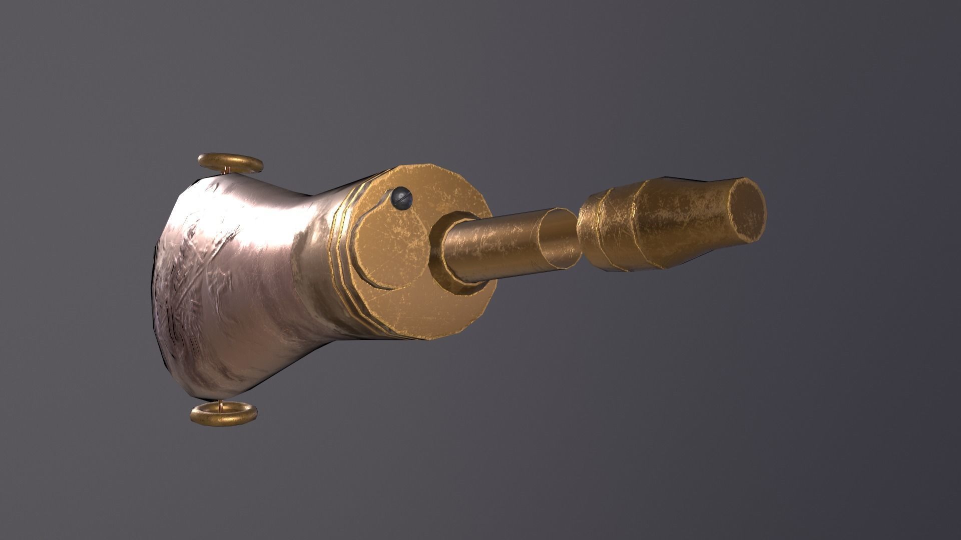 Walker Colt 1847 Low-poly 3D model_11