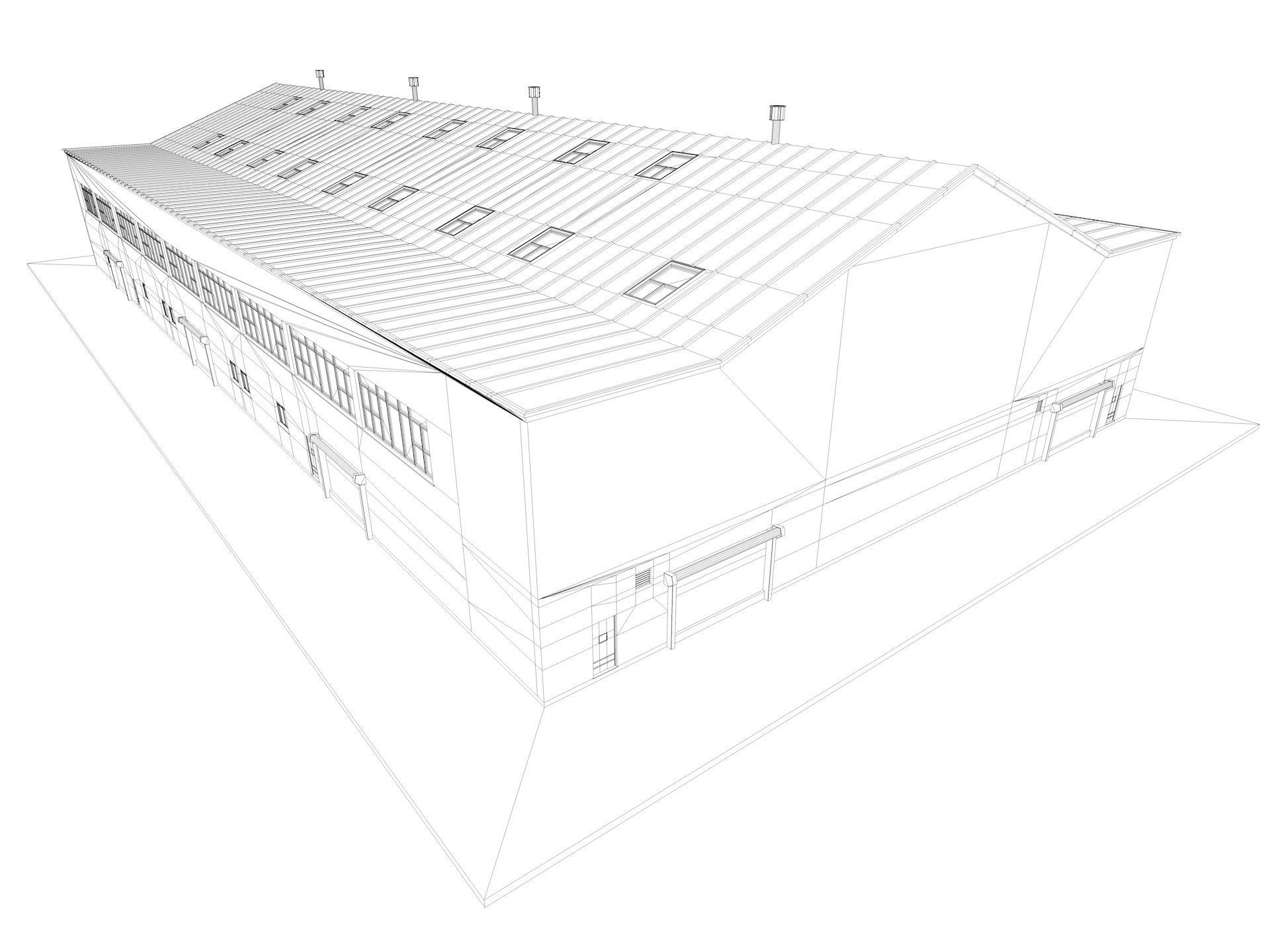 Warehouse interior and exterior 2 3D model_22
