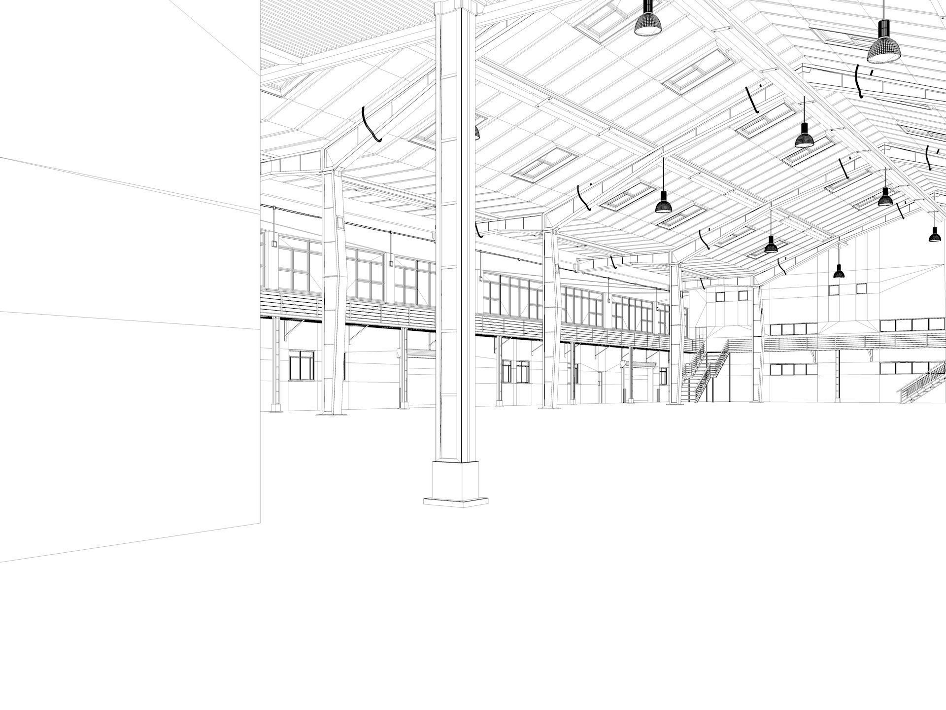 Warehouse interior and exterior 2 3D model_17