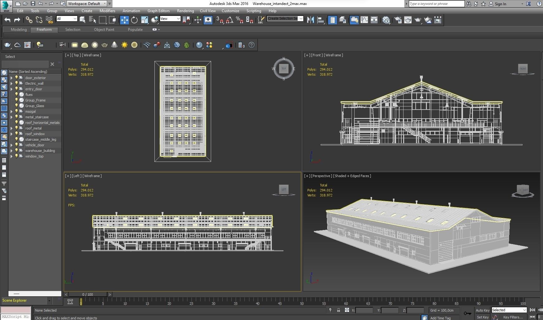 Warehouse interior and exterior 2 3D model_28