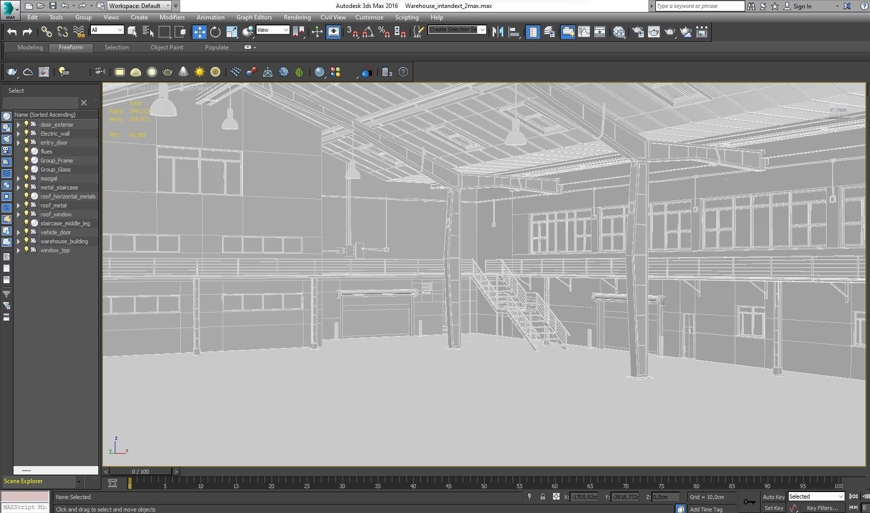Warehouse interior and exterior 2 3D model_26