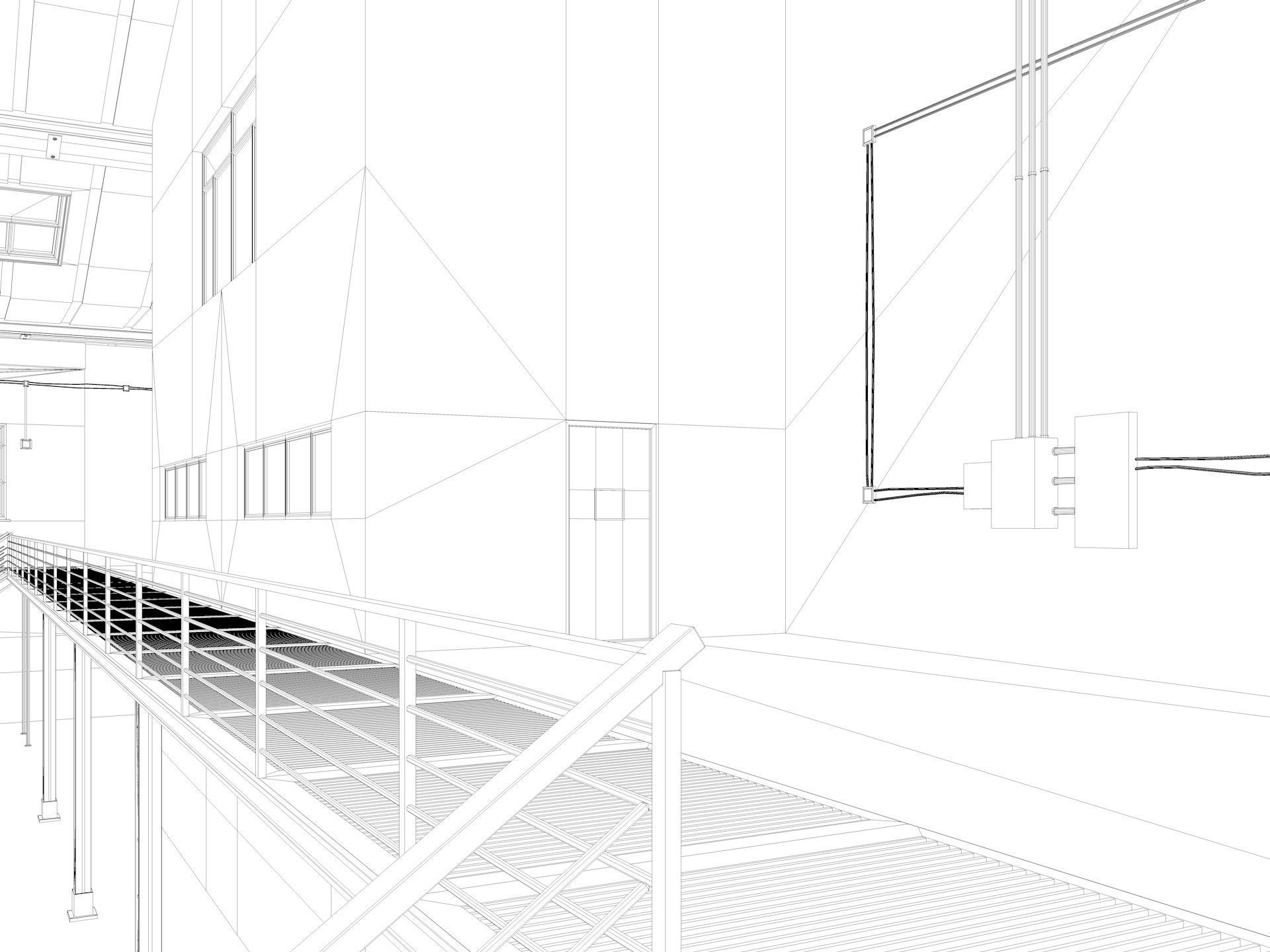 Warehouse interior and exterior 2 3D model_21