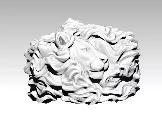 Fur Mane Lion Wind Ring