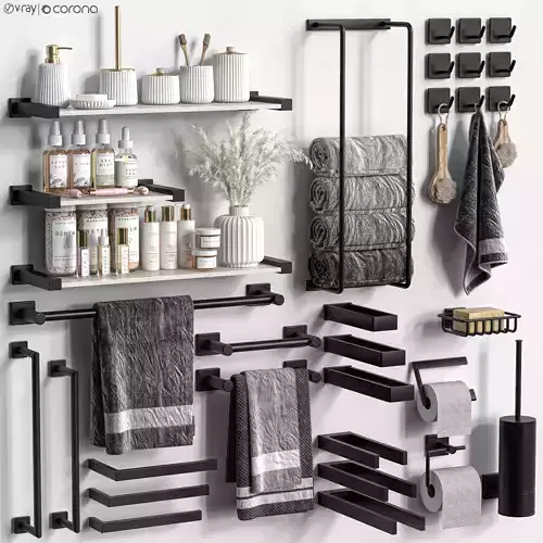 Bathroom Accessories 51 3D model