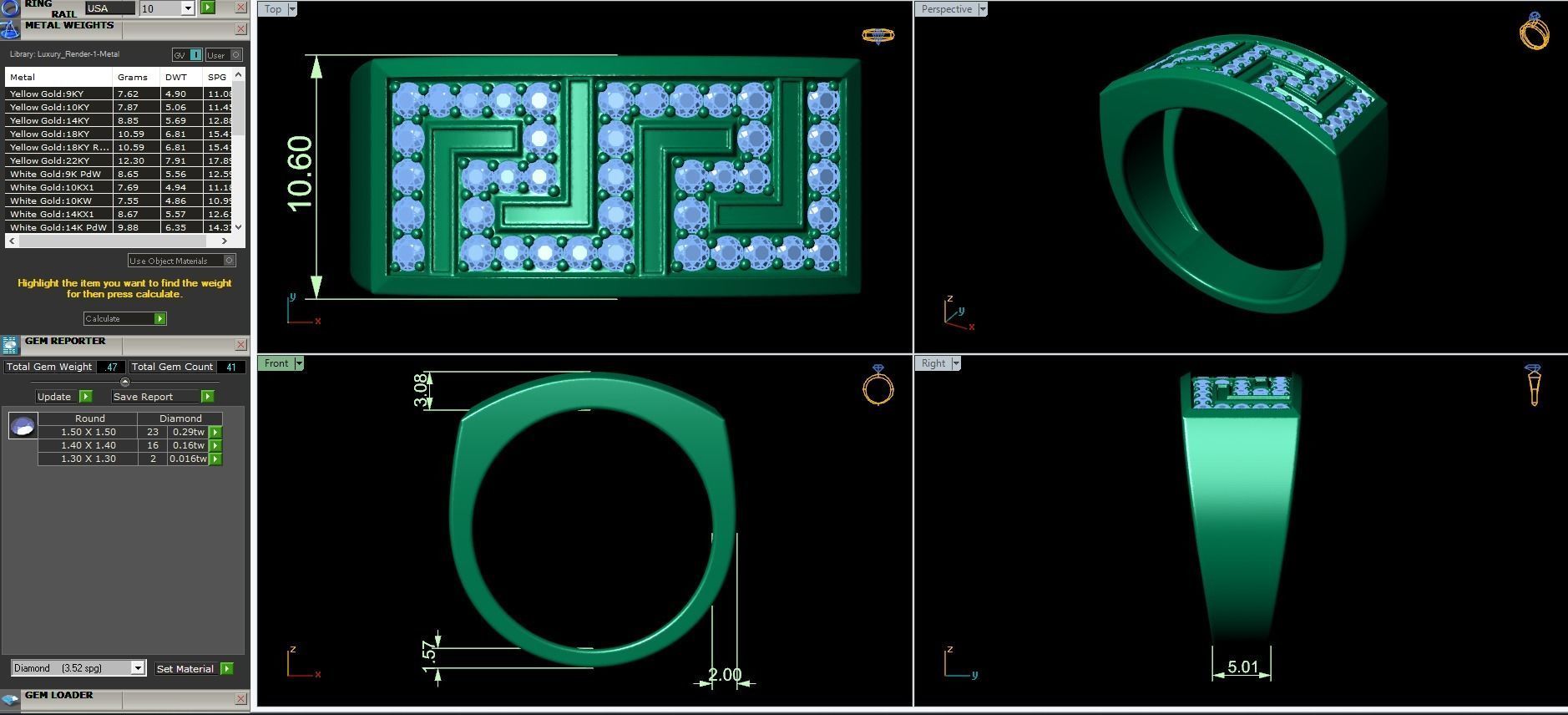 25 Small-Mens ring 3D Model Collection_15