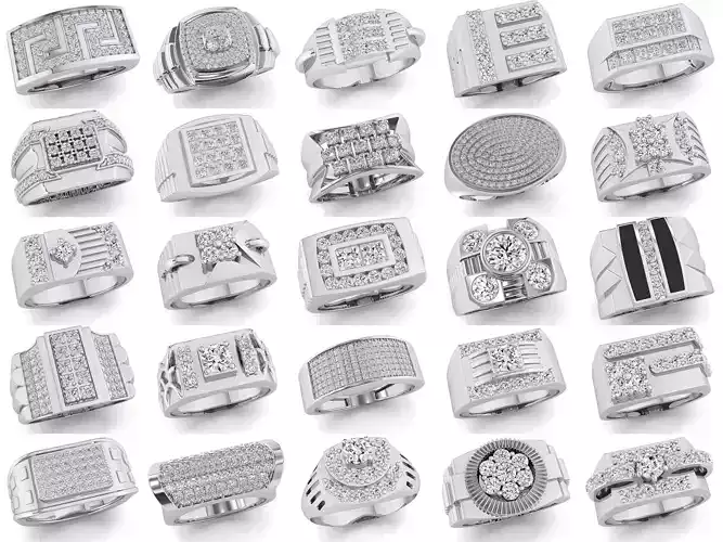 25 Small-Mens ring