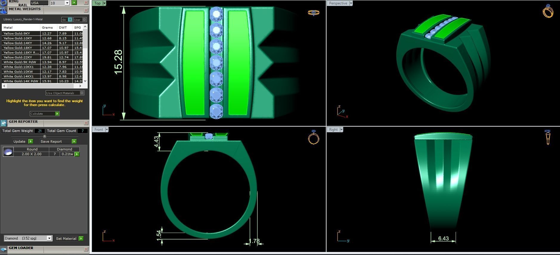 25 Small-Mens ring 3D Model Collection_23