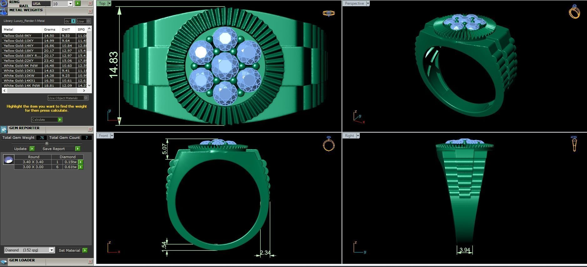 25 Small-Mens ring 3D Model Collection_27