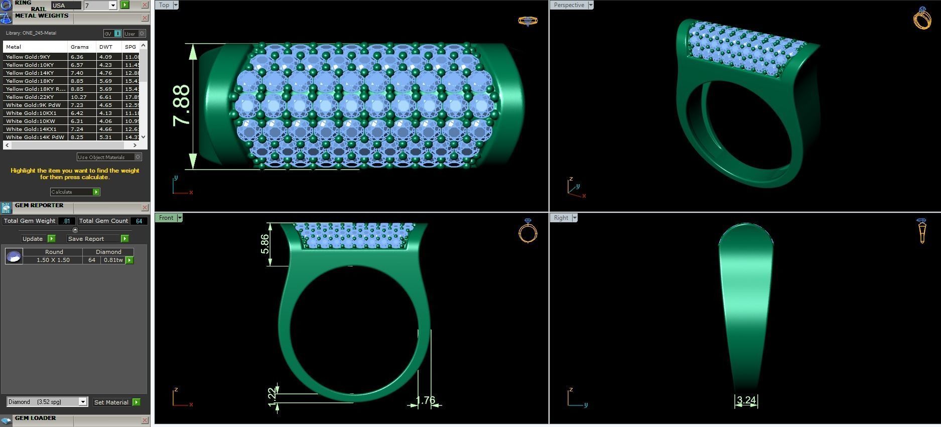 25 Small-Mens ring 3D Model Collection_5