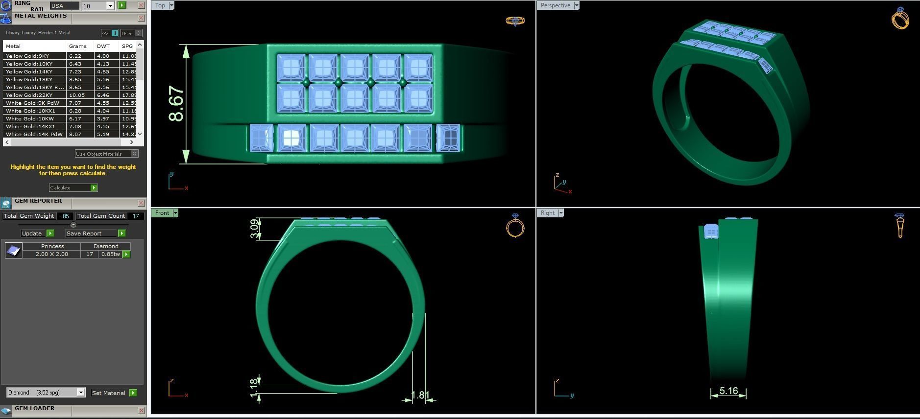 25 Small-Mens ring 3D Model Collection_11