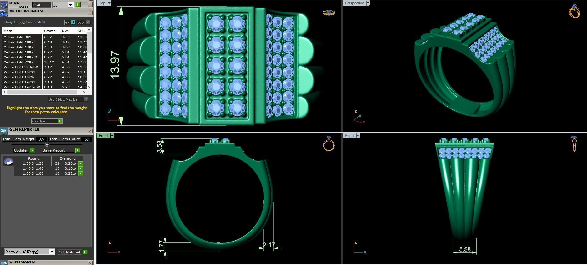 25 Small-Mens ring 3D Model Collection_7