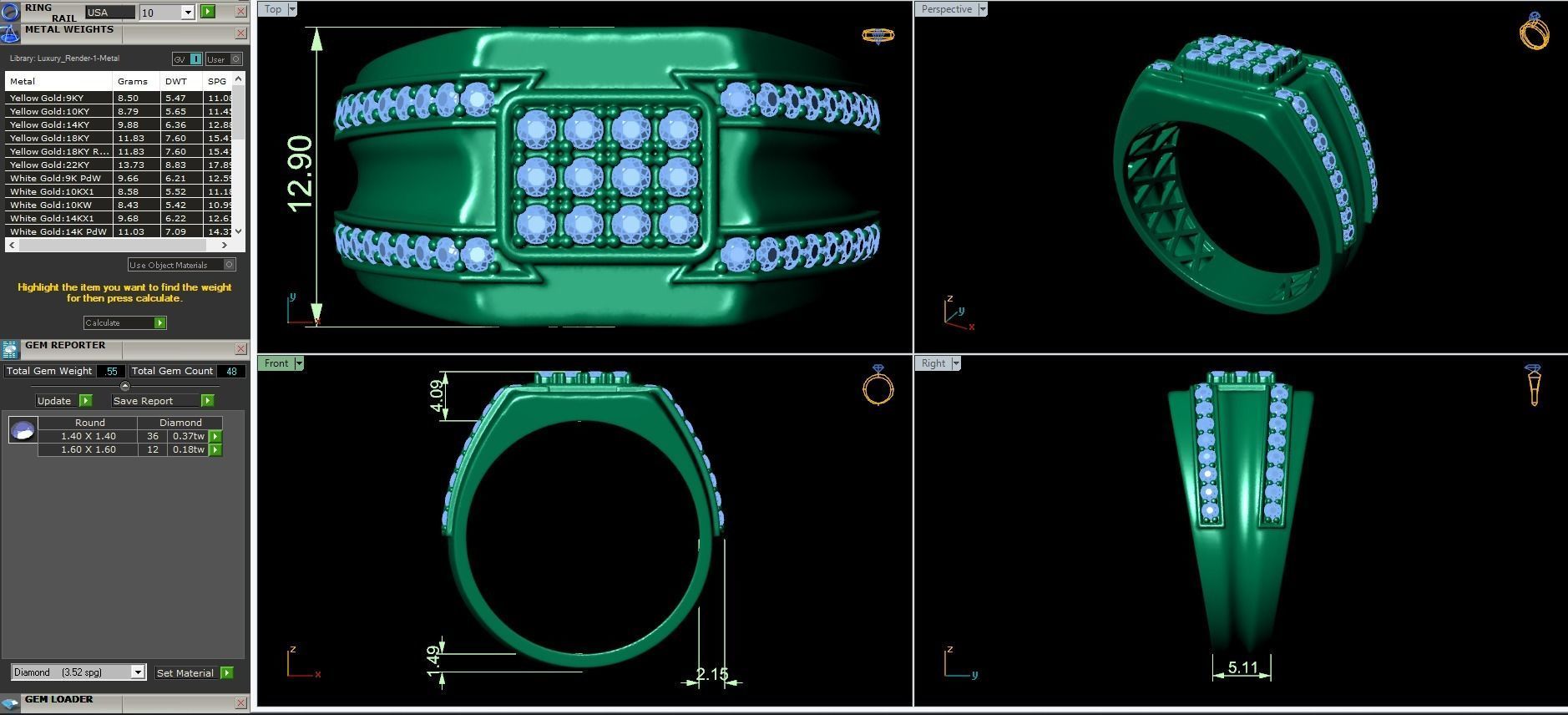 25 Small-Mens ring 3D Model Collection_19